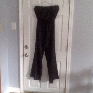 *SALE* Victoria Sport Strapless Pantsuit Black Jumpsuit Size M